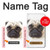S1852 Pug Dog Hülle Schutzhülle Taschen für Sony Xperia 10 VII