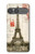S2108 Eiffel Tower Paris Postcard Hülle Schutzhülle Taschen für Sony Xperia 10 VII, 10 VIII