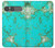 S2377 Turquoise Gemstone Texture Graphic Printed Hülle Schutzhülle Taschen für Sony Xperia 10 VII