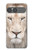 S2399 White Lion Face Hülle Schutzhülle Taschen für Sony Xperia 10 VII
