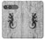 S2446 Gecko Wood Graphic Printed Hülle Schutzhülle Taschen für Sony Xperia 10 VII