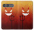 S2454 Red Cute Little Devil Cartoon Hülle Schutzhülle Taschen für Sony Xperia 10 VII
