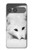 S2569 White Arctic Fox Hülle Schutzhülle Taschen für Sony Xperia 10 VII
