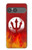 S2803 Fire Red Devil Spear Symbol Hülle Schutzhülle Taschen für Sony Xperia 10 VII