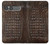 S2850 Brown Skin Alligator Graphic Printed Hülle Schutzhülle Taschen für Sony Xperia 10 VII, 10 VIII