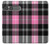 S3091 Pink Plaid Pattern Hülle Schutzhülle Taschen für Sony Xperia 10 VII