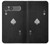 S3152 Black Ace of Spade Hülle Schutzhülle Taschen für Sony Xperia 10 VII