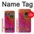 S3201 Pink Peacock Feather Hülle Schutzhülle Taschen für Sony Xperia 10 VII