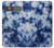 S3439 Fabric Indigo Tie Dye Hülle Schutzhülle Taschen für Sony Xperia 10 VII, 10 VIII