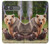 S3558 Bear Family Hülle Schutzhülle Taschen für Sony Xperia 10 VII