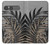 S3692 Gray Black Palm Leaves Hülle Schutzhülle Taschen für Sony Xperia 10 VII, 10 VIII