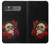 S3753 Dark Gothic Goth Skull Roses Hülle Schutzhülle Taschen für Sony Xperia 10 VII