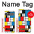 S3814 Piet Mondrian Line Art Composition Hülle Schutzhülle Taschen für Sony Xperia 10 VII
