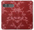 S3817 Red Floral Cherry blossom Pattern Hülle Schutzhülle Taschen für Sony Xperia 10 VII