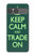 S3862 Keep Calm and Trade On Hülle Schutzhülle Taschen für Sony Xperia 10 VII