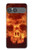 S3881 Fire Skull Hülle Schutzhülle Taschen für Sony Xperia 10 VII
