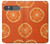 S3946 Seamless Orange Pattern Hülle Schutzhülle Taschen für Sony Xperia 10 VII