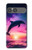 S3980 Dolphin Sunset Milky Way Hülle Schutzhülle Taschen für Sony Xperia 10 VII