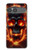 S3986 Fire Skull Hülle Schutzhülle Taschen für Sony Xperia 10 VII