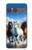 S3996 Horse Running Hülle Schutzhülle Taschen für Sony Xperia 10 VII