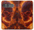 S4062 Fire Skull Hülle Schutzhülle Taschen für Sony Xperia 10 VII, 10 VIII