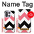 S1849 Pink Black Chevron Zigzag Hülle Schutzhülle Taschen für OnePlus 15