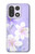 S2361 Purple White Flowers Hülle Schutzhülle Taschen für OnePlus 15