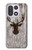 S2505 Reindeer Head Old Wood Texture Graphic Hülle Schutzhülle Taschen für OnePlus 15