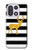 S2794 Black and White Striped Deer Gold Sparkles Hülle Schutzhülle Taschen für OnePlus 15