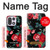 S3112 Rose Floral Pattern Black Hülle Schutzhülle Taschen für OnePlus 15
