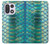 S3414 Green Snake Scale Graphic Print Hülle Schutzhülle Taschen für OnePlus 15