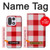 S3535 Red Gingham Hülle Schutzhülle Taschen für OnePlus 15