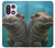 S3871 Cute Baby Hippo Hippopotamus Hülle Schutzhülle Taschen für OnePlus 15