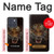 S0575 Tiger Face Hülle Schutzhülle Taschen für Motorola Edge 70