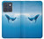 S0843 Blue Whale Hülle Schutzhülle Taschen für Motorola Edge 70