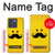 S1145 Yellow Mustache Sun Hülle Schutzhülle Taschen für Motorola Edge 70
