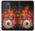 S1431 Skull Drum Fire Rock Hülle Schutzhülle Taschen für Motorola Edge 70