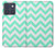 S1723 Mint Chevron Zigzag Hülle Schutzhülle Taschen für Motorola Edge 70