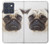 S1852 Pug Dog Hülle Schutzhülle Taschen für Motorola Edge 70