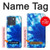 S1869 Tie Dye Blue Hülle Schutzhülle Taschen für Motorola Edge 70