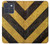 S2231 Yellow and Black Line Hazard Striped Hülle Schutzhülle Taschen für Motorola Edge 70