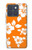 S2245 Hawaiian Hibiscus Orange Pattern Hülle Schutzhülle Taschen für Motorola Edge 70