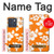 S2245 Hawaiian Hibiscus Orange Pattern Hülle Schutzhülle Taschen für Motorola Edge 70