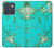 S2377 Turquoise Gemstone Texture Graphic Printed Hülle Schutzhülle Taschen für Motorola Edge 70