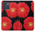S2478 Red Daisy flower Hülle Schutzhülle Taschen für Motorola Edge 70