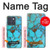 S2685 Aqua Turquoise Gemstone Graphic Printed Hülle Schutzhülle Taschen für Motorola Edge 70