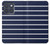 S2767 Navy White Striped Hülle Schutzhülle Taschen für Motorola Edge 70