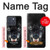 S2823 Black Wolf Blue Eyes Face Hülle Schutzhülle Taschen für Motorola Edge 70