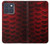 S2879 Red Arowana Fish Scale Hülle Schutzhülle Taschen für Motorola Edge 70