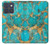 S2906 Aqua Turquoise Stone Hülle Schutzhülle Taschen für Motorola Edge 70